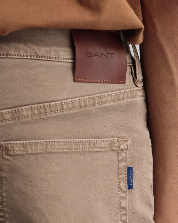 Gant Hayes Men's Slim Fit Jeans Brown | 4gqYoL18rTf