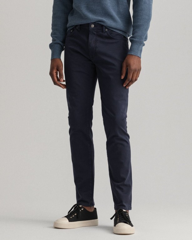 Gant Hayes Men's Slim Fit Jeans Navy | qizuHQY4lqh