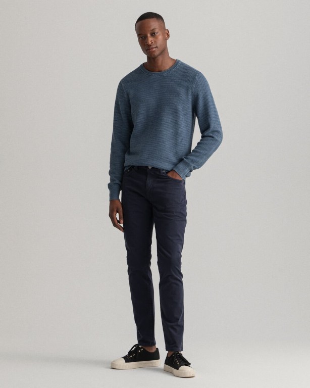 Gant Hayes Men's Slim Fit Jeans Navy | qizuHQY4lqh