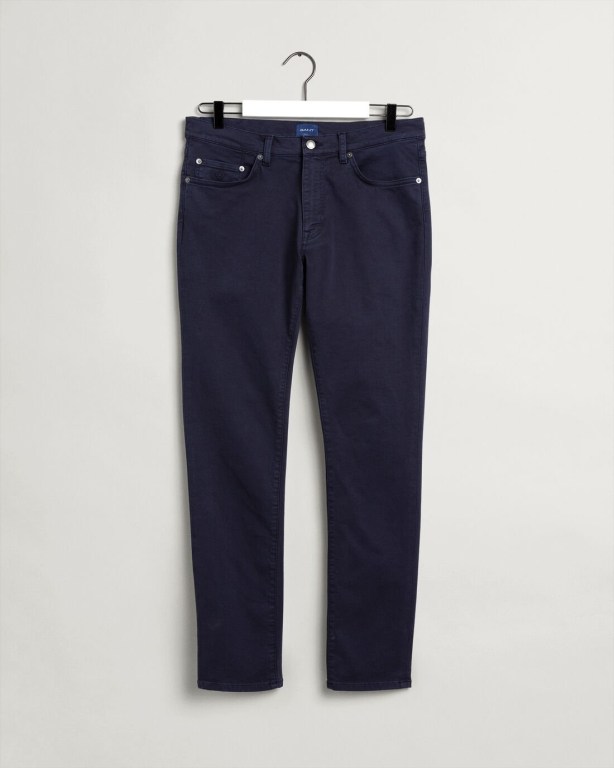 Gant Hayes Men's Slim Fit Jeans Navy | qizuHQY4lqh