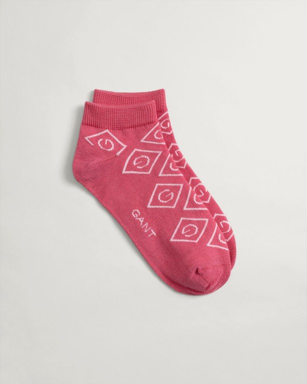 Gant Icon G Ankle Women\'s Socks Rose | QszbakdVuHz