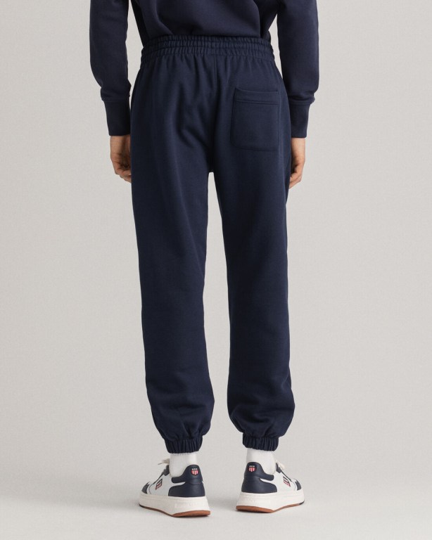 Gant Icon G Essential Men's Sweatpants Blue | 1RCtiwesjEw