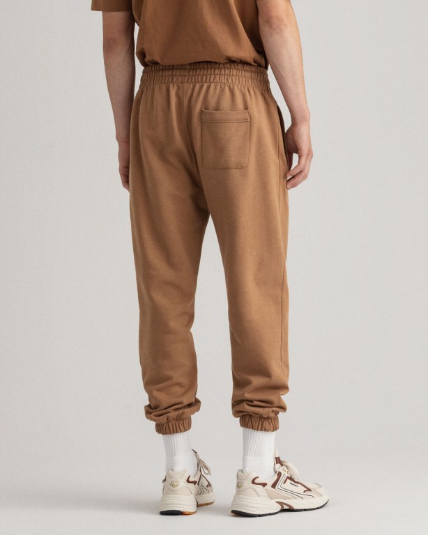 Gant Icon G Essential Men's Sweatpants Brown | TuiYSRPRUYu