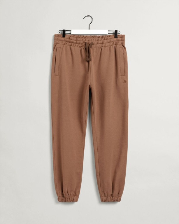 Gant Icon G Essential Men's Sweatpants Brown | TuiYSRPRUYu