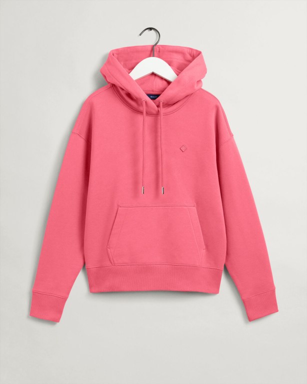 Gant Icon G Essential Women's Hoodies Rose | Ygh6qaJRpvy