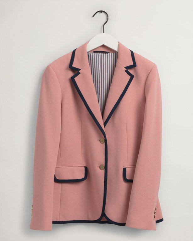 Gant Jersey Shaped Women\'s Blazers Rose | vyQZNLUcu6o