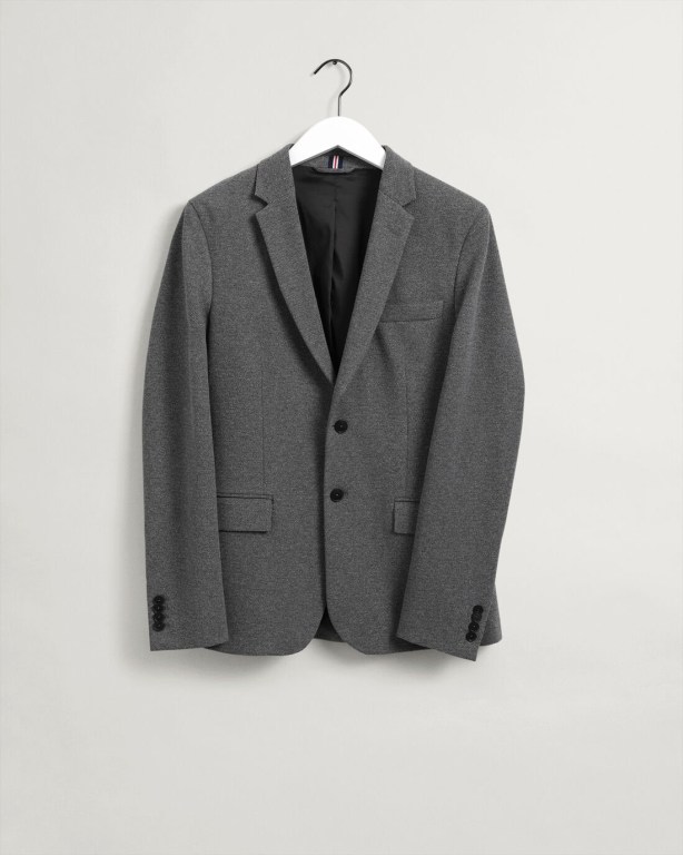 Gant Jersey Suit Men's Blazers Dark Grey | 2U6Qd42cOHW