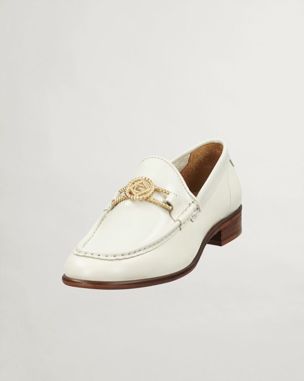 Gant Kennedi Loafers Women's Casual Shoes Cream | ZrWBopwzINr