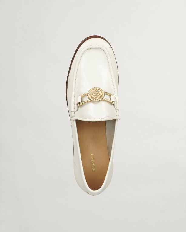 Gant Kennedi Loafers Women's Casual Shoes Cream | ZrWBopwzINr