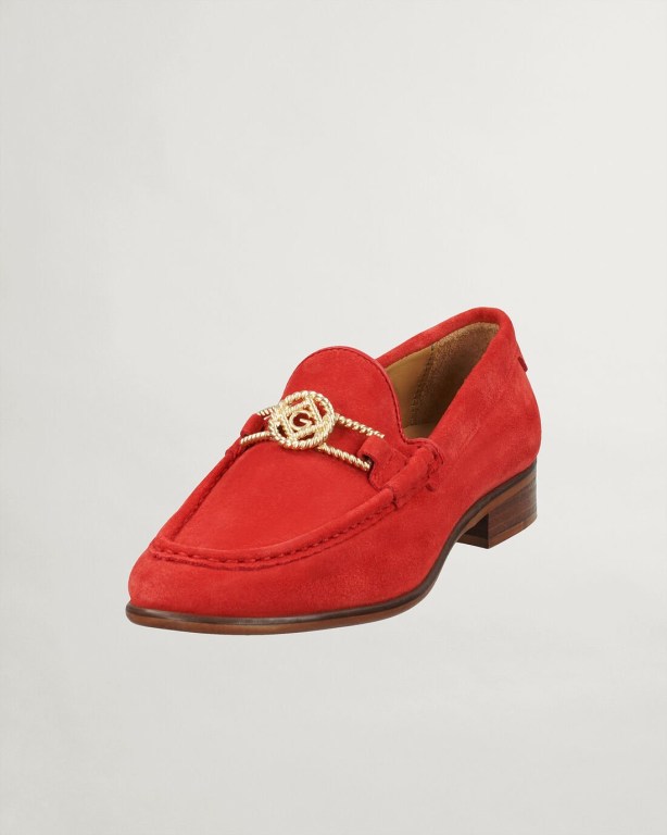 Gant Kennedi Loafers Women's Casual Shoes Light Red | iSN3auQFmOe