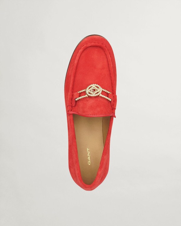 Gant Kennedi Loafers Women's Casual Shoes Light Red | iSN3auQFmOe