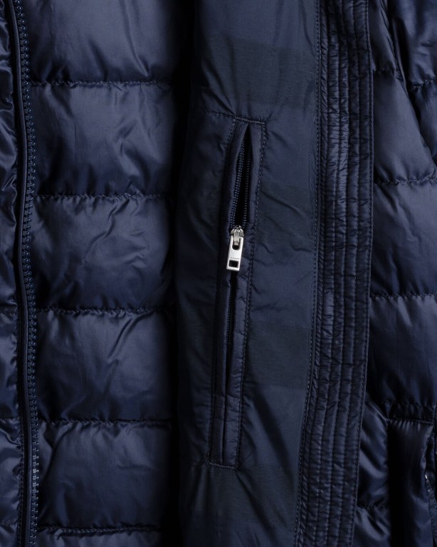 Gant Light Men's Down Jackets Blue | 9YXOM5CGtWJ