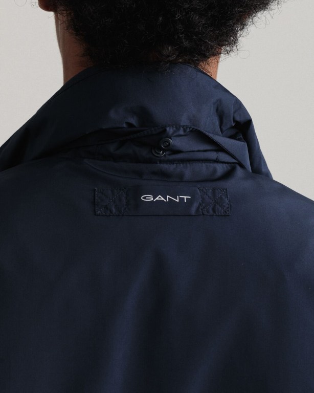 Gant Light Men's Jackets Blue | 2131ABqaheF