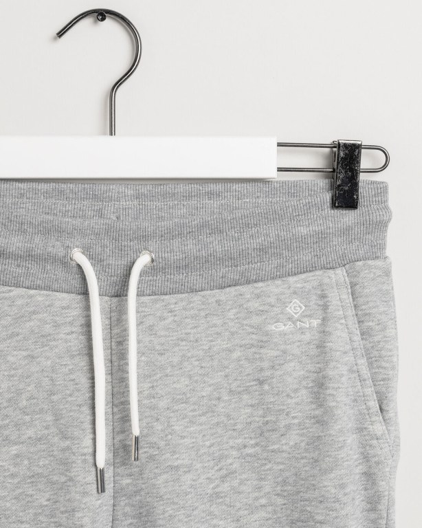 Gant Logo Women's Sweatpants Grey | yfuqkRamMTn