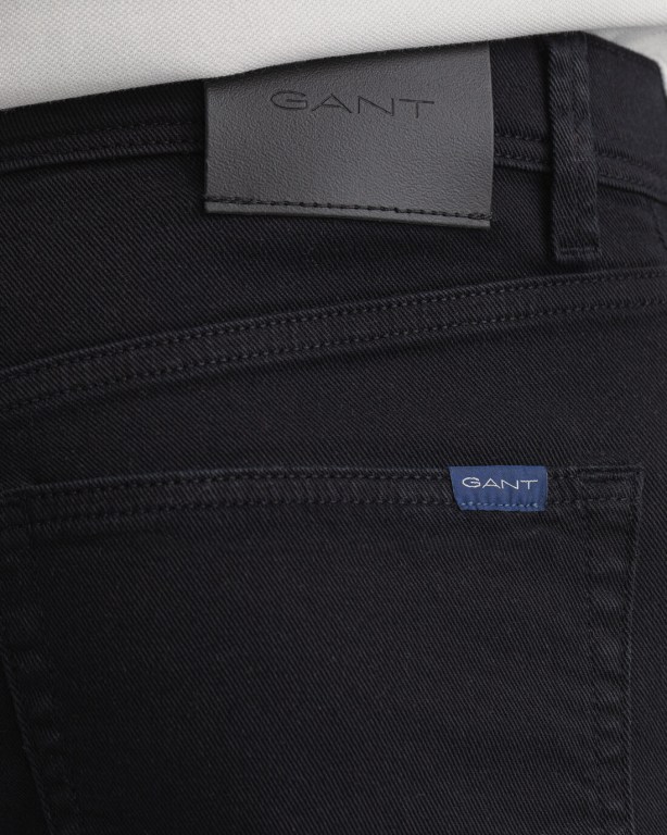 Gant Maxen Extra Slim Fit Active-Recover Color Men's Extra Slim Fit Jeans Black | gLokezKf9hg