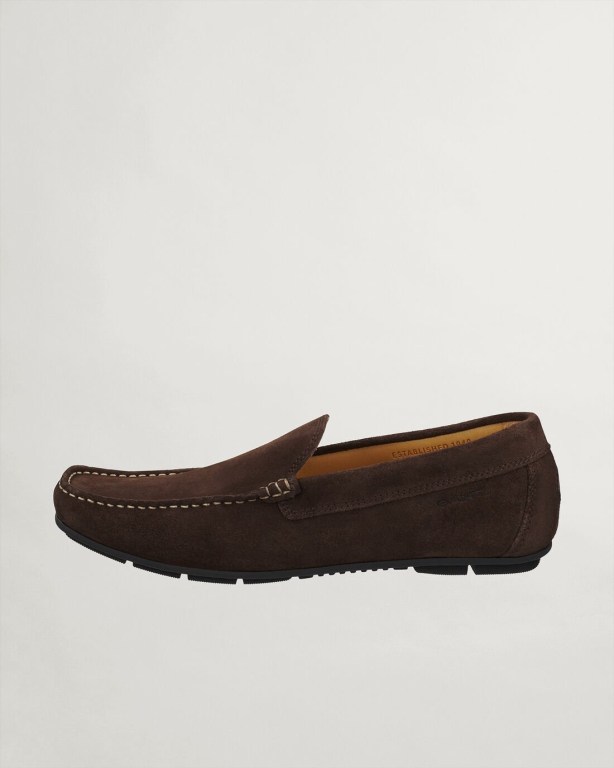 Gant Mc Bay Loafers Men\'s Casual Shoes Dark Brown | HHEskFY2unl