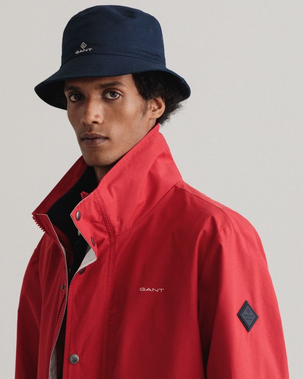 Gant Mist Jacket Men's Raincoats Red | Ce2bXVuBQgv