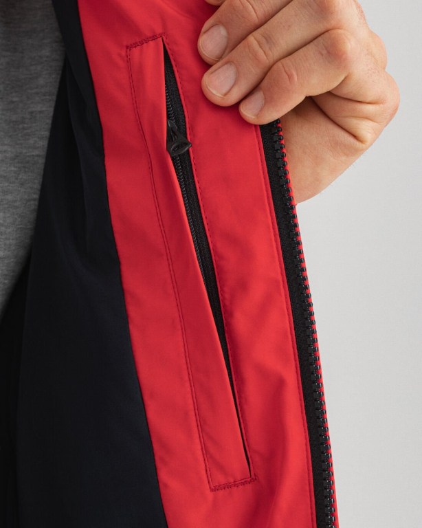 Gant Nylon Harrington Men's Jackets Light Red | wrKJUmumakW