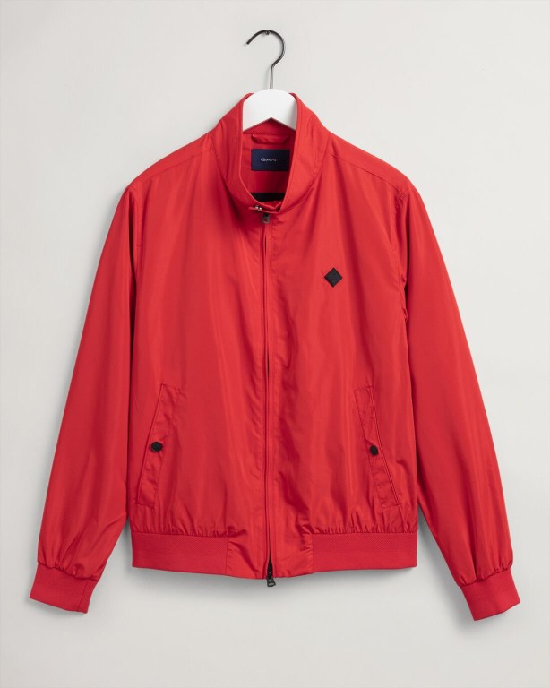 Gant Nylon Harrington Men's Jackets Light Red | wrKJUmumakW