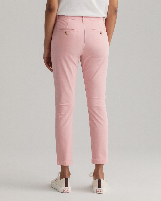 Gant Nyomi Skinny Sunfaded Chinos Women's Pants Pink | yIxTGfJ7YOd