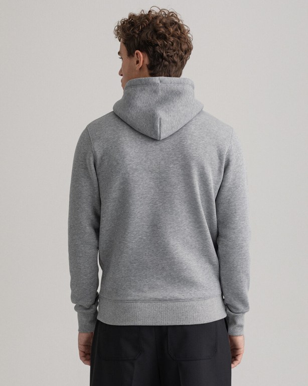 Gant Original Men's Hoodies Grey | SIm82NEgQZy