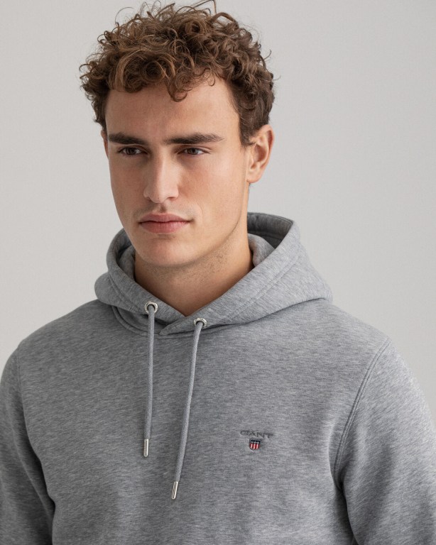 Gant Original Men's Hoodies Grey | SIm82NEgQZy