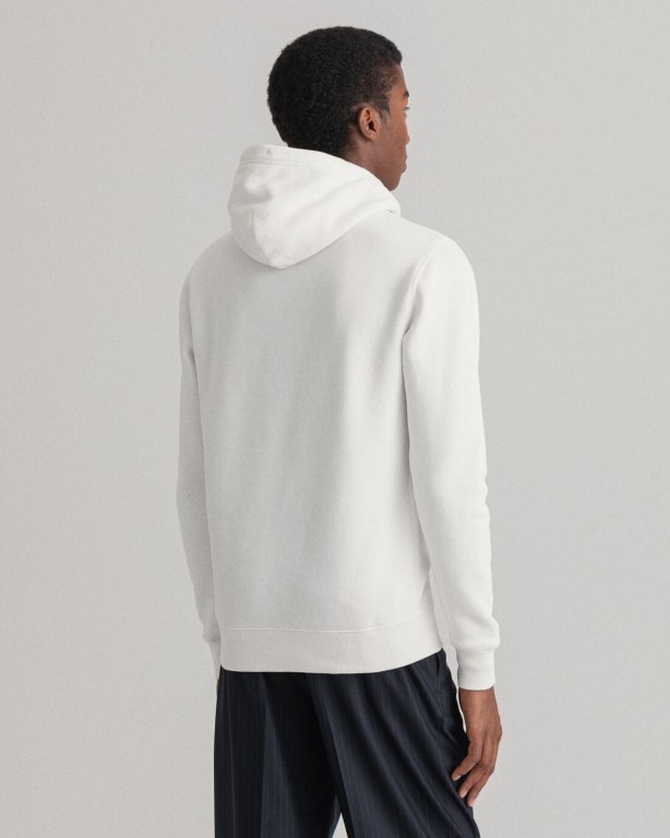 Gant Original Men's Hoodies White | NSDqVMocxRN