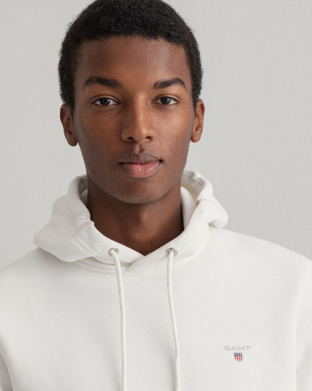 Gant Original Men's Hoodies White | NSDqVMocxRN