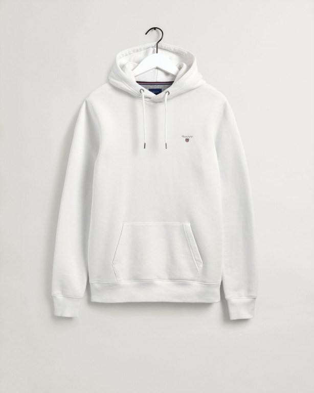 Gant Original Men's Hoodies White | NSDqVMocxRN