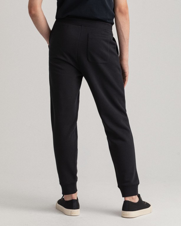 Gant Original Men's Sweatpants Black | CKj41SAzMHi