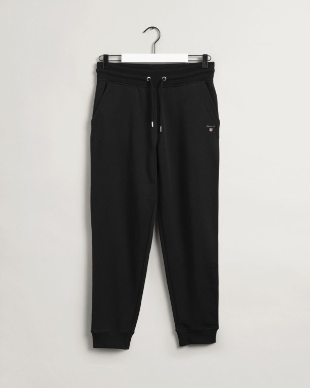 Gant Original Men's Sweatpants Black | CKj41SAzMHi