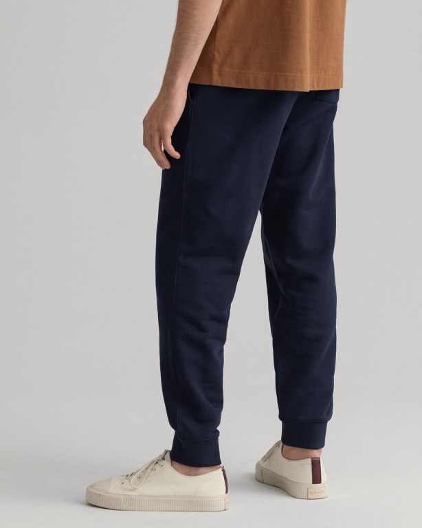 Gant Original Men's Sweatpants Blue | 2sZfO5HgBAw