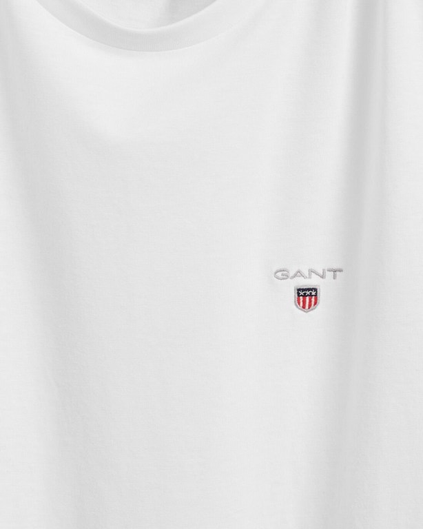 Gant Original Men's T-shirts White | XSqzNMIg8yy