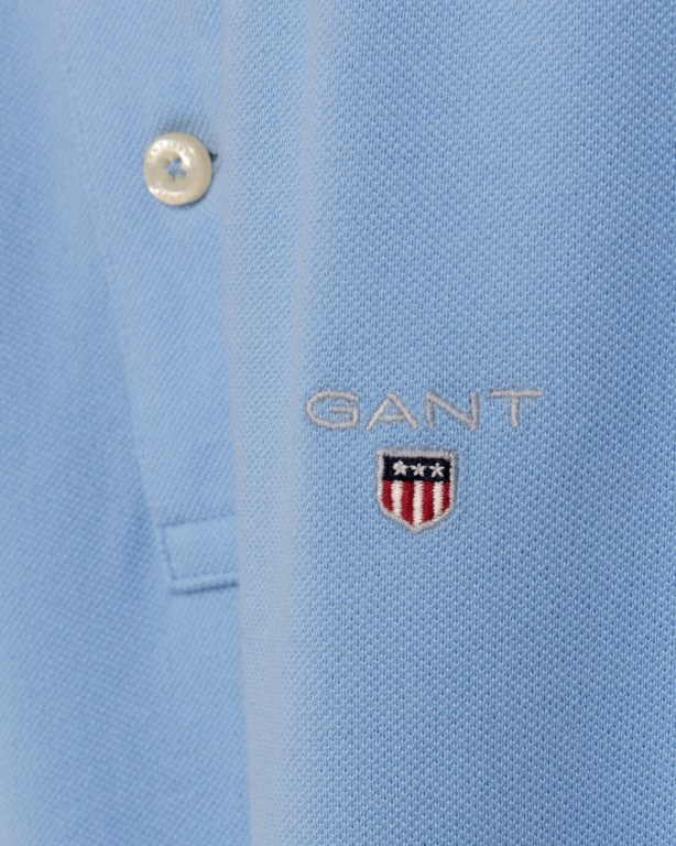 Gant Original Piqué Men's Polo Shirts Blue | N7lluRuOToB