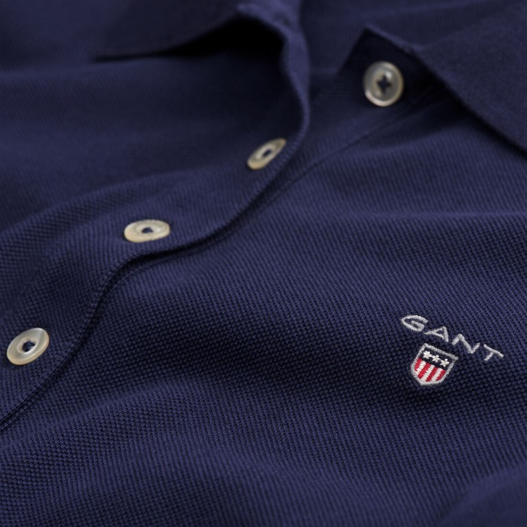 Gant Original Piqué Women's Polos Blue | y9dPxNhVkxC