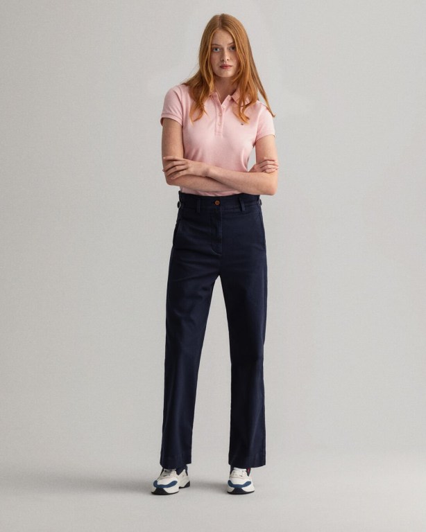 Gant Original Piqué Women's Polos Pink | vDcYh34VVzB