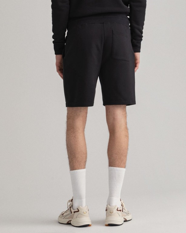 Gant Original Sweat Men's Shorts Black | d0GnUbXCn9D