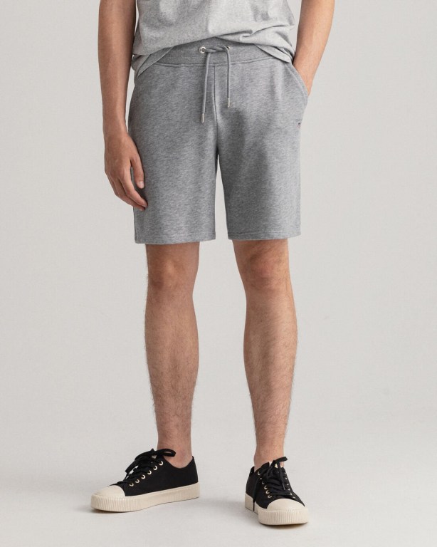 Gant Original Sweat Men's Shorts Grey | 221SEW9zPrP