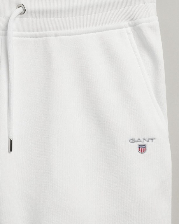 Gant Original Sweat Men's Shorts White | zPWEGw2goMA