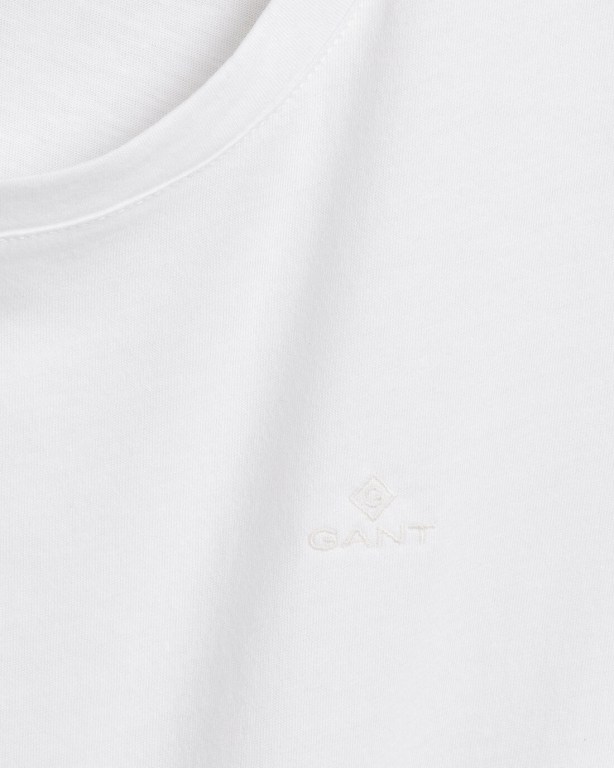 Gant Original Women's T-shirts White | Fz1lfOVXwDj