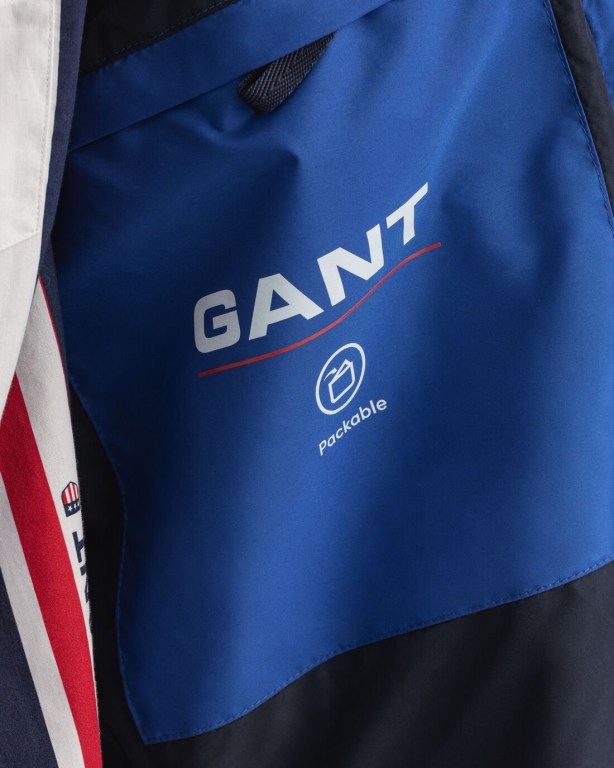 Gant Packable Coach Men's Jackets Blue | PanQ8OpDdLq