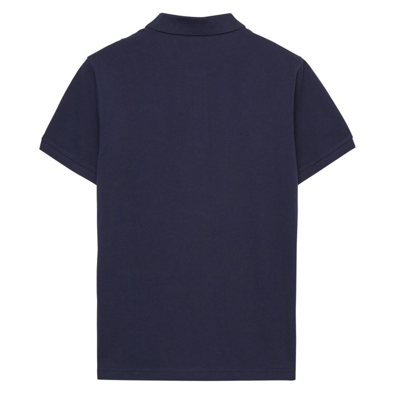 Gant Piqué Men's Polo Shirts Blue | sNiT2CqT2ov