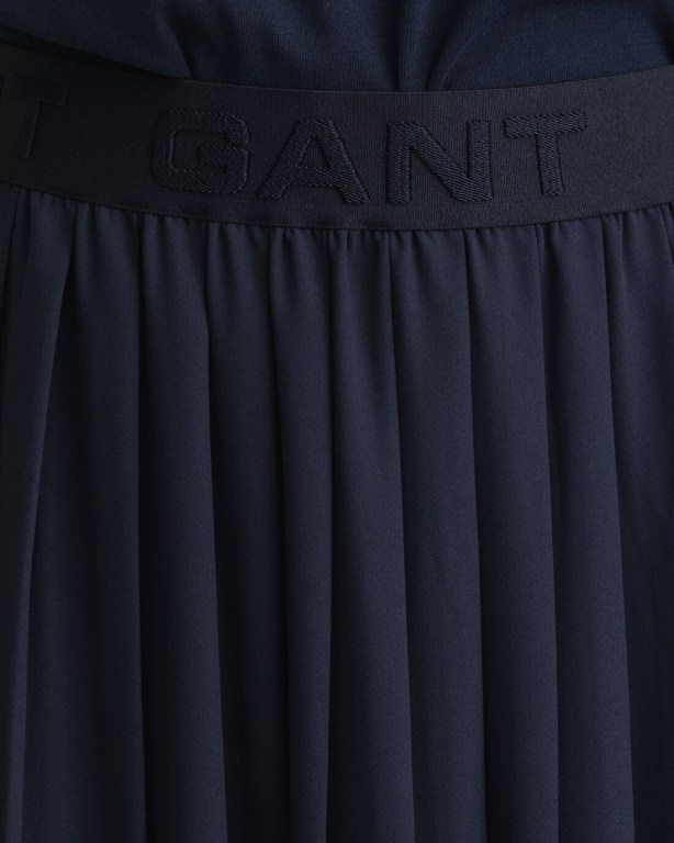 Gant Pleated Women's Skirts Blue | U6qBt8X0C95