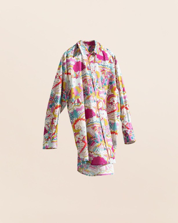 Gant Printed Women's Shirts White | 07ESZnTNzps