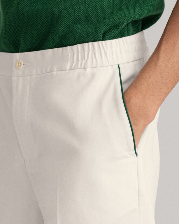 Gant Racquet Club Men's Shorts White | aydXRP4DJBs