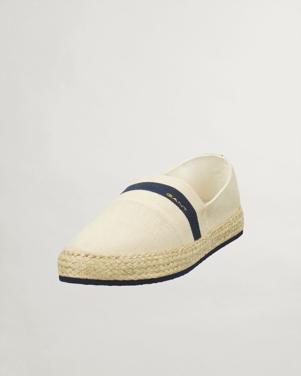 Gant Raffiaville Espadrilles Women's Casual Shoes White | 17FsQGcLfWp