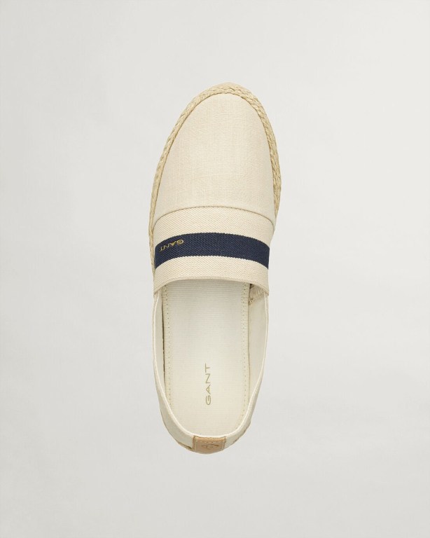 Gant Raffiaville Espadrilles Women's Casual Shoes White | 17FsQGcLfWp