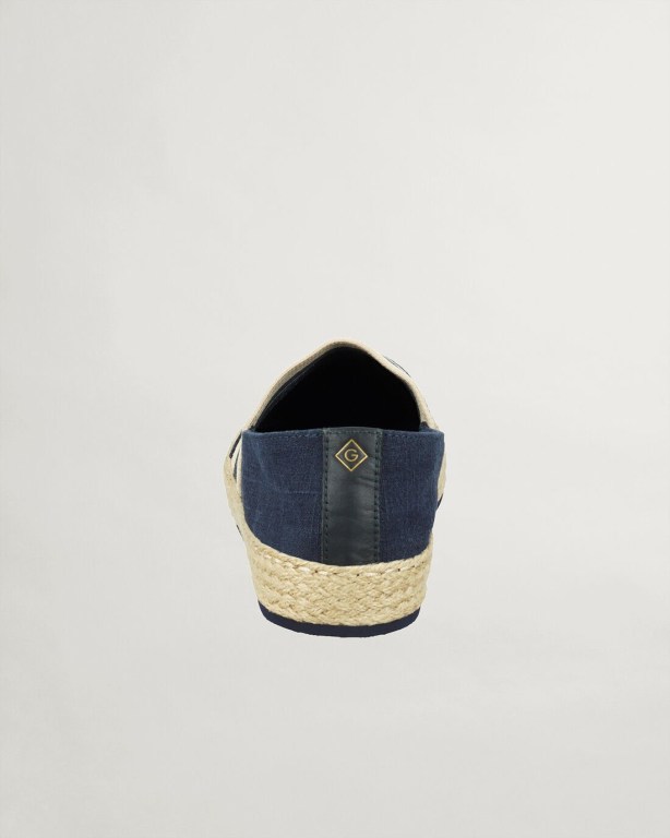 Gant Raffiaville Espadrilles Women's Casual Shoes Dark Blue | YfO0ZUujvfJ