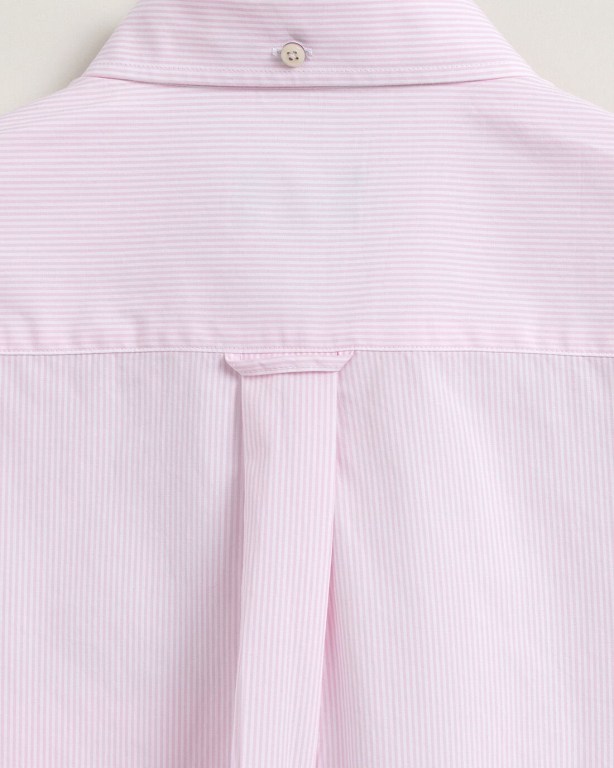 Gant Regular Fit Banker Broadcloth Men's Shirts Pink | m8Oe48fNQog