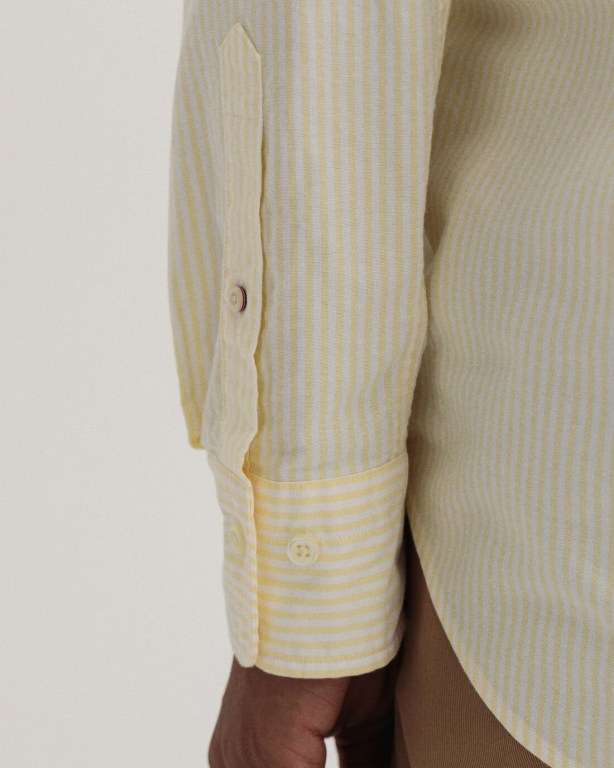 Gant Regular Fit Banker Oxford Men's Shirts Yellow | eTgmEIY8vDh